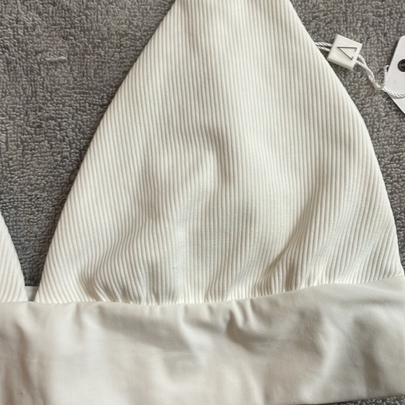 Boys + Arrows Reversible White Phil Bikini Top - Picture 5 of 12